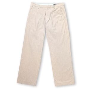 Banana Republic Straight Leg Chinos Beige Khaki Trousers Mens Cotton Pants 32x30